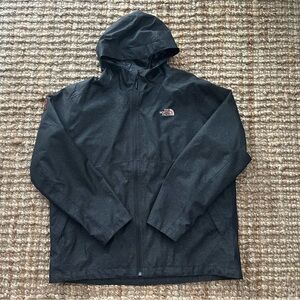 The North Face Men’s XXL Hooded Softshell Jacket – Heathered Black – NWOT
